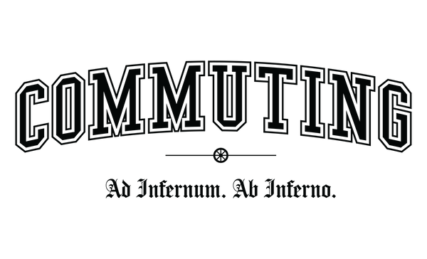 COMMUTING - Black Motto - Unisex Hoodie