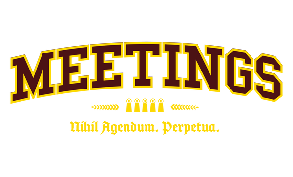 MEETINGS - Color Motto - Unisex Hoodie