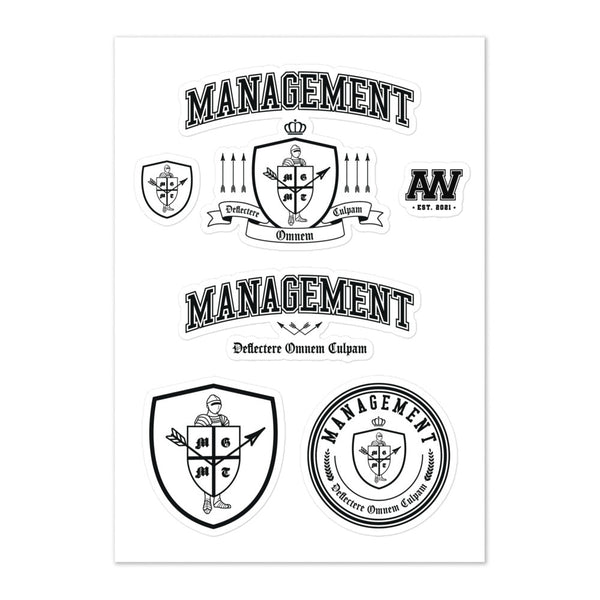 MANAGEMENT - Stickers - Black