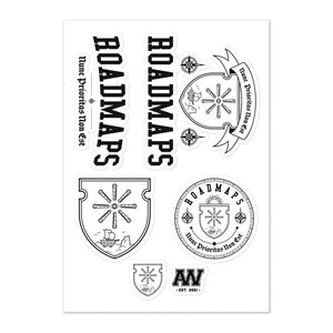 ROADMAPS - Stickers - Black