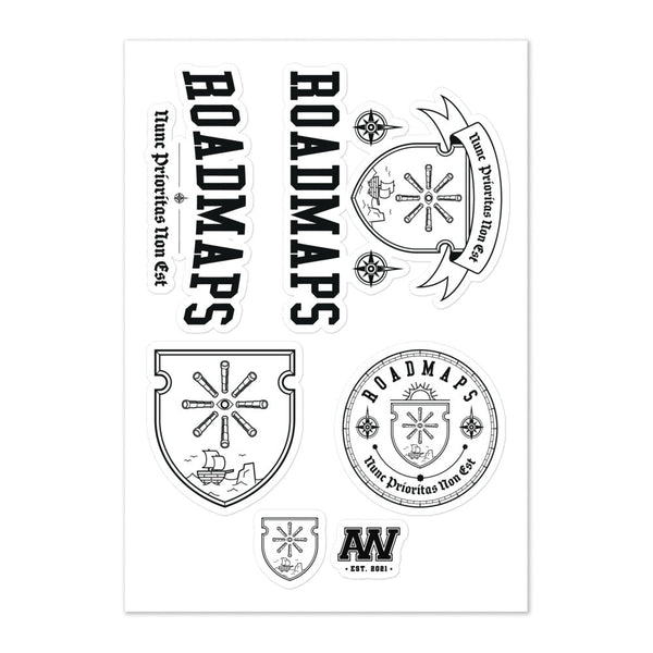 ROADMAPS - Stickers - Black