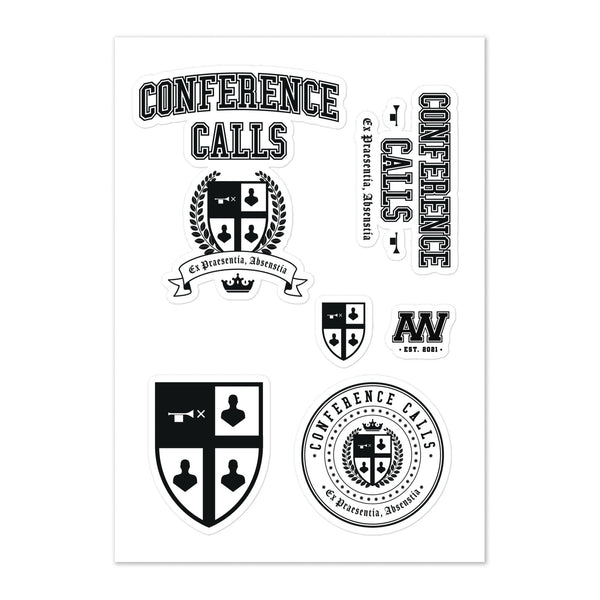 CONFERENCE CALLS - Stickers - Black