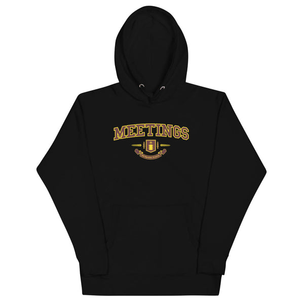 MEETINGS - Color Crest - Unisex Hoodie