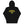 Load image into Gallery viewer, A black hoodie with the Legal Crest on it in yellow with green accents. 
