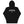 Load image into Gallery viewer, Black hoodie with the Accounting crest in white
