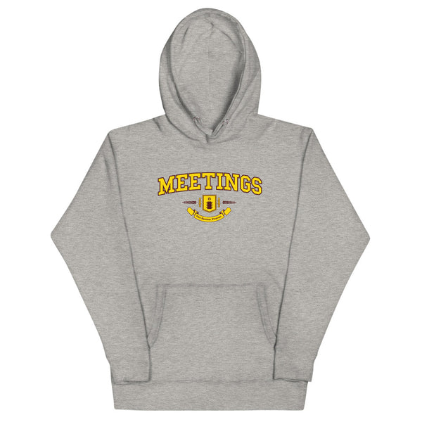 MEETINGS - Color Crest - Unisex Hoodie