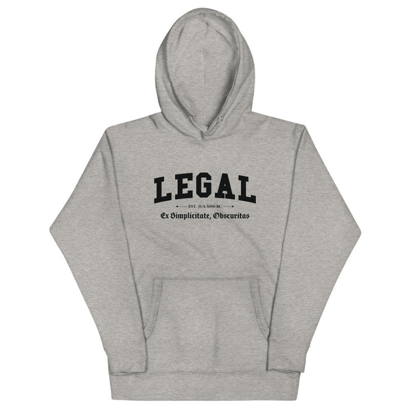 LEGAL - Black Motto - Unisex Hoodie