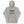 Load image into Gallery viewer, A light grey hoodie with the Human Resources crest. The text is in black and the shield has red accents.
