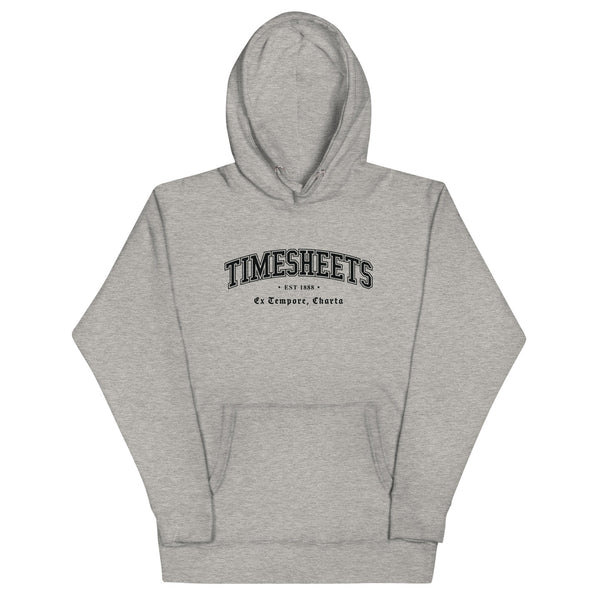 TIMESHEETS - Black Crest - Light Hoodie