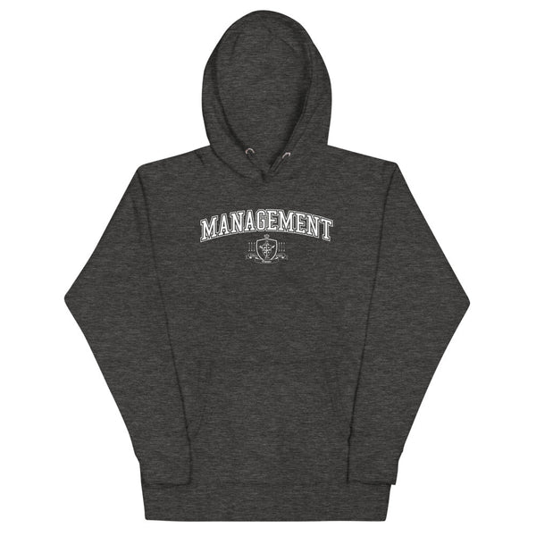 MANAGEMENT - White Crest - Unisex Hoodie