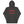 Load image into Gallery viewer, A dark grey hoodie with the Human Resources crest. The text is in red and the shield has black accents.
