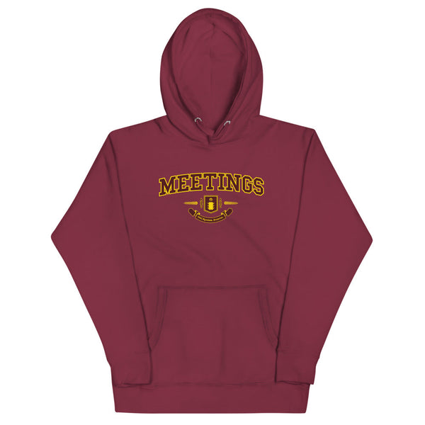 MEETINGS - Color Crest - Unisex Hoodie
