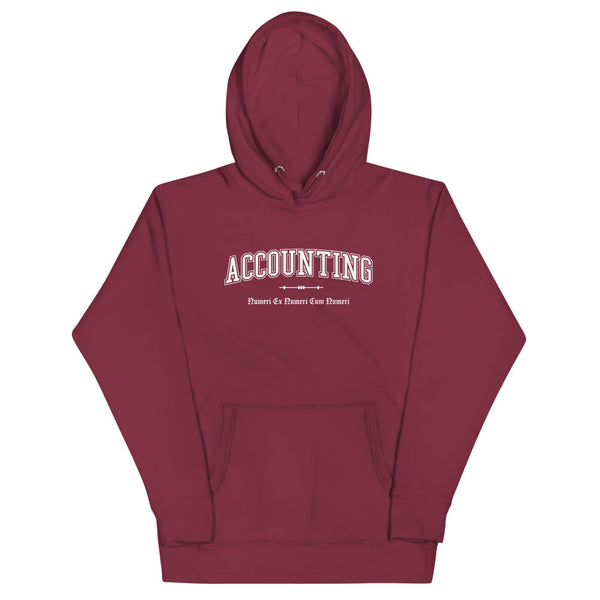 ACCOUNTING - White Motto - Unisex Hoodie