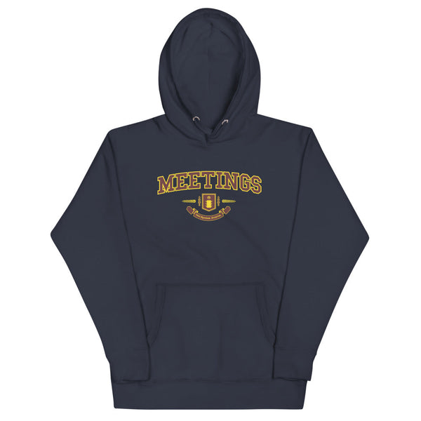 MEETINGS - Color Crest - Unisex Hoodie