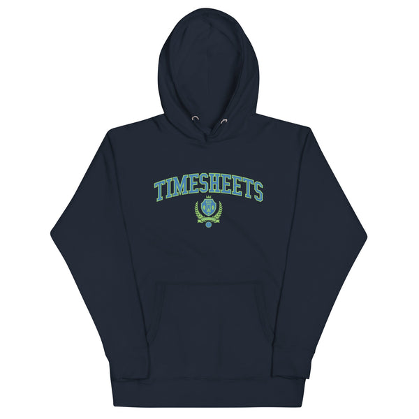 TIMESHEETS - Color Crest - Dark Hoodie