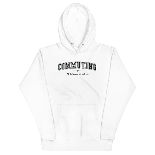 COMMUTING - Black Motto - Unisex Hoodie