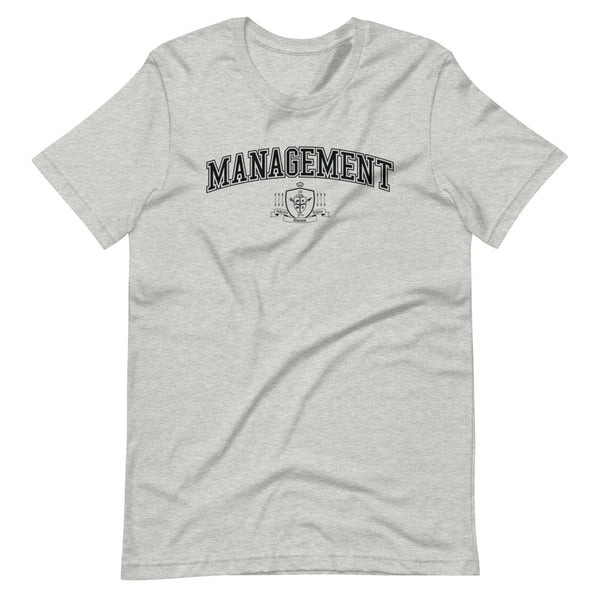 MANAGEMENT - Black Crest - Unisex T-Shirt