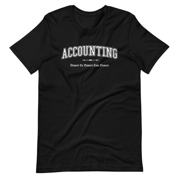 ACCOUNTING - White Motto - Unisex T-Shirt