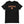 Load image into Gallery viewer, Black t-shirt with the Commuting crest in orange outlined in red
