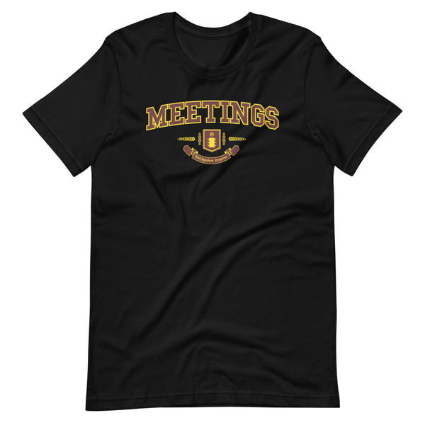 MEETINGS - Color Crest - Unisex T-Shirt