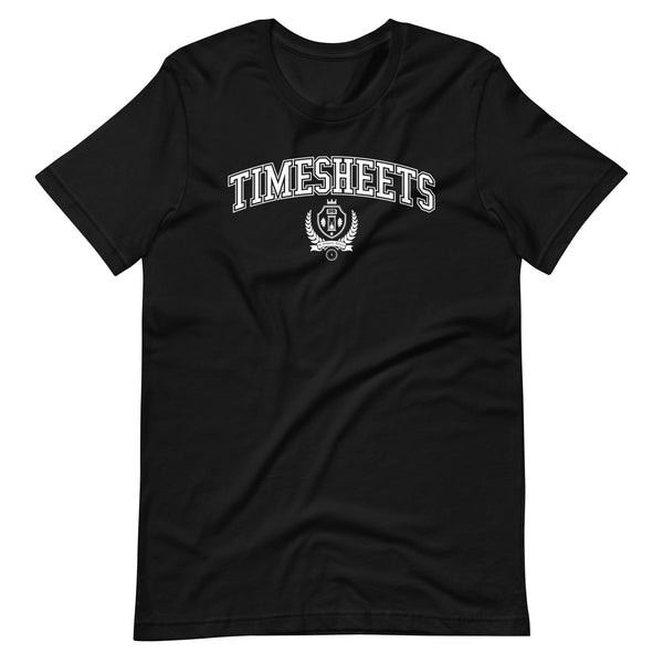 TIMESHEETS - White Crest - Dark Tee