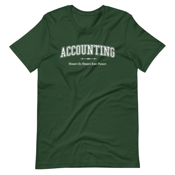 ACCOUNTING - White Motto - Unisex T-Shirt