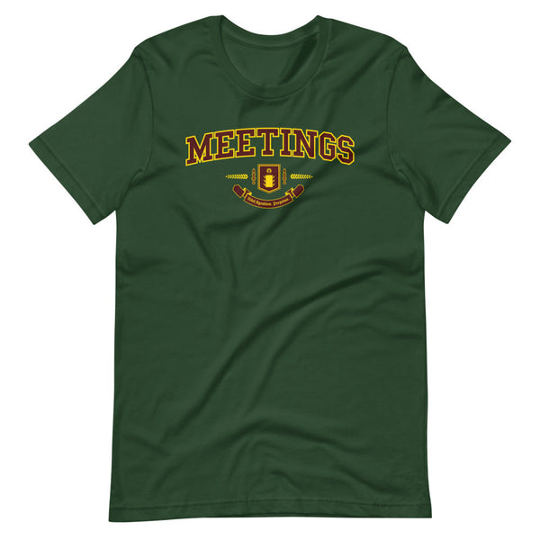 MEETINGS - Color Crest - Unisex T-Shirt