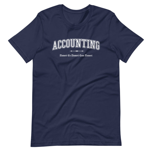 ACCOUNTING - White Motto - Unisex T-Shirt