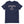 Load image into Gallery viewer, A navy blue t-shirt with the Conference Calls crest in dark red outlined in light blue
