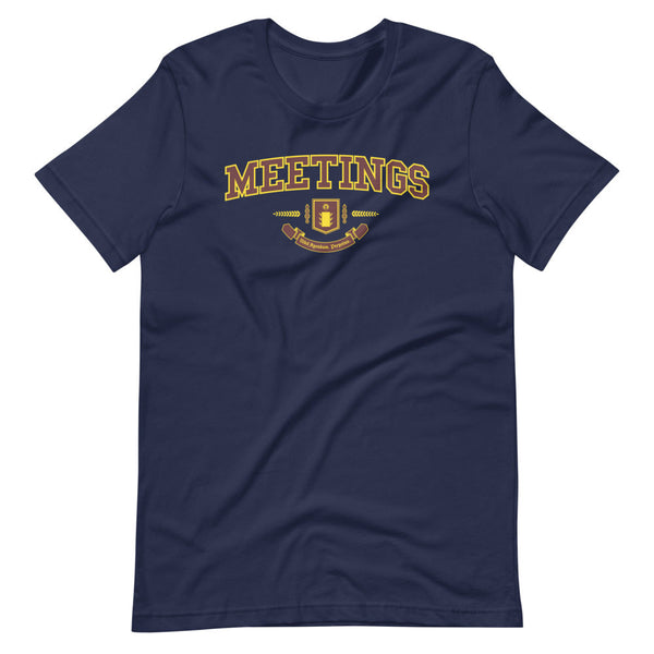 MEETINGS - Color Crest - Unisex T-Shirt