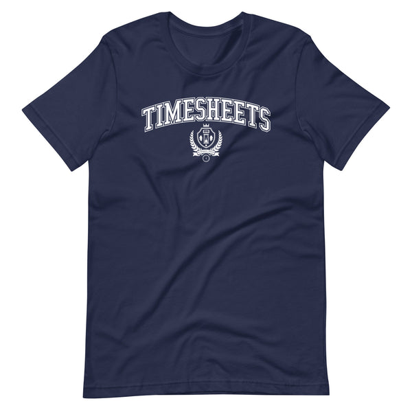 TIMESHEETS - White Crest - Dark Tee