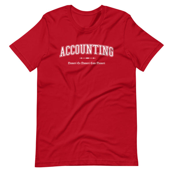 ACCOUNTING - White Motto - Unisex T-Shirt