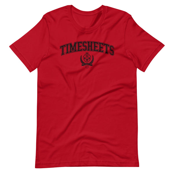 TIMESHEETS - Black Crest - Light T-Shirt