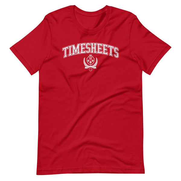 TIMESHEETS - White Crest - Dark Tee
