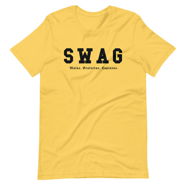 SWAG - Black Motto - Unisex T-Shirt
