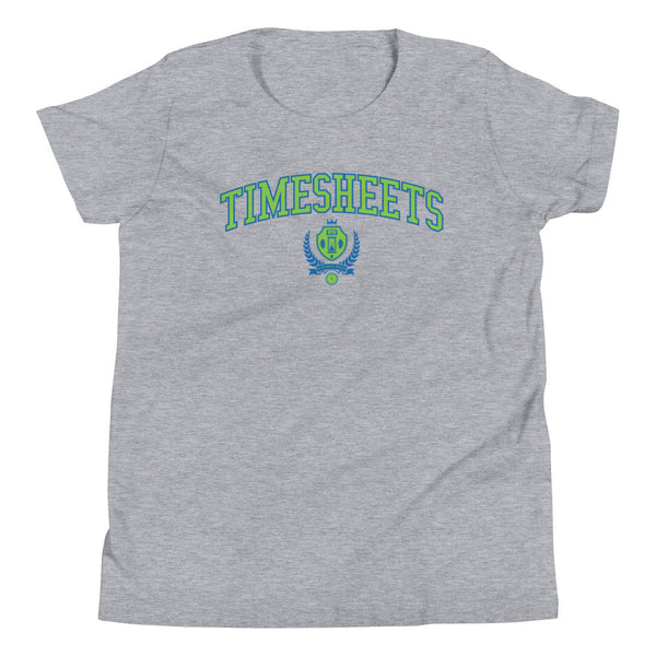 TIMESHEETS - Color Crest - Youth Tee