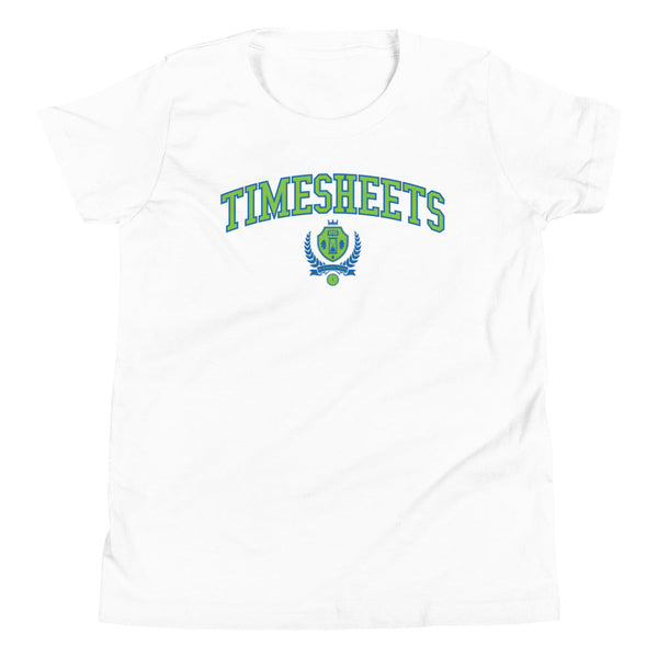 TIMESHEETS - Color Crest - Youth Tee